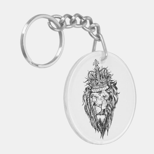 Leeuw in de kroon sleutelhanger (Voorkant Links)