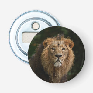 Leeuw in de Schaduwen Button Flesopener