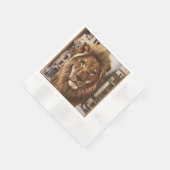 leeuw in de stad servetten (Hoek)