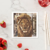 leeuw in de stad servetten (Insitu)