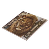 leeuw in de stad tegeltje (Zijkant)