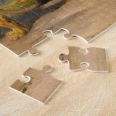 Leeuw in een bergachtig landschap | Rosa Bonheur Legpuzzel (Zijkant)