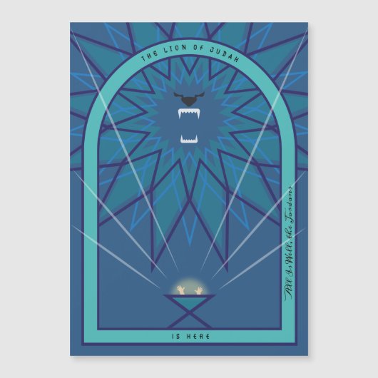 Leeuw in een Manger (Voorkant)