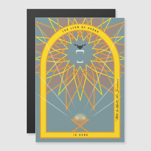 Leeuw in een Manger (Voorkant / Achterkant)