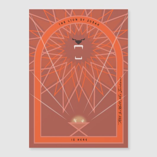 Leeuw in een Manger (Voorkant)