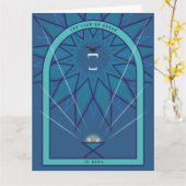 Leeuw in een Manger Kaart (Gele Bloem)