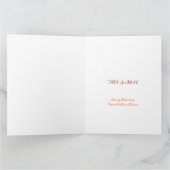 Leeuw in een Manger Kaart (Binnen)