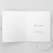 Leeuw in een Manger Kaart (Binnen)