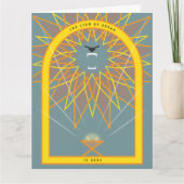 Leeuw in een Manger Kaart (Voorkant)