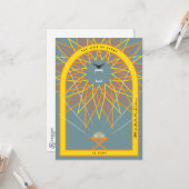 Leeuw in een Manger Kaart (Voorkant / Achterkant in situ)