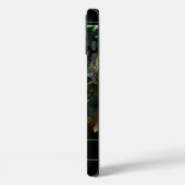 Leeuw in het Oerwoud Monogramed Initiaal Case-Mate iPhone Case (Achterkant / Links)