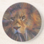 Leeuw in het Onderzetter Galerijzandsteen (Voorkant)