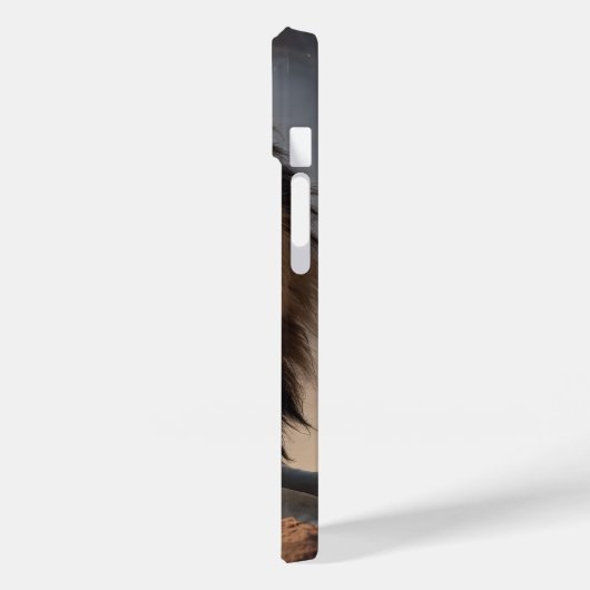 Leeuw in het stof Case-Mate iPhone case (Achterkant / Links)