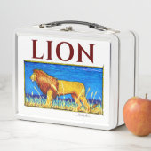 Leeuw in Tall Grass (In situ)