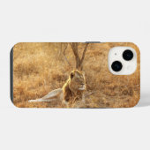 Leeuw iPhone 14 Hoesje (Achterkant horizontaal)