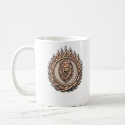 Leeuw is altijd een koning koffiemok (Links)