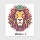 Leeuw is Koning Waterdicht Sticker (Vel)