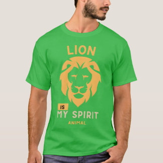 Leeuw Is Mijn Spirituele Dier grappig T-shirt