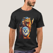 Leeuw Israël Viking T-shirt (Voorkant)