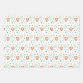 Leeuw je bent zo moedig papier pakken inpakpapier vel (Voorkant)