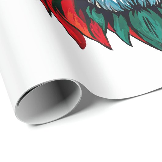 Leeuw juneteenth shirten vrouwen jurk Zwart geschi Cadeaupapier (Rol Hoek)