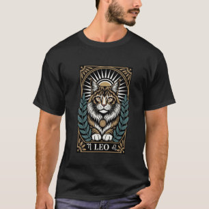 Leeuw Kat Zodiac Zon Koninklijke Manen Koninklijke T-shirt