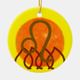 Leeuw Keramisch Ornament