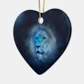 leeuw keramisch ornament (Links)