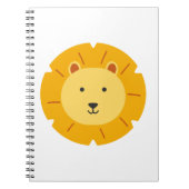 Leeuw Kinderfeestje Kunst Notitieboek (Voorkant)