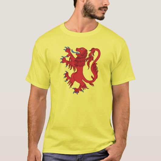 Leeuw Klimmend Gules T-shirt (Voorkant)