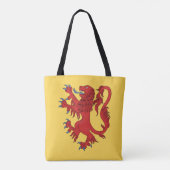 Leeuw Klimmend Gules Tote Bag (Achterkant)