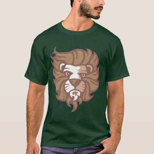 leeuw koning van het oerwoud t-shirt (Voorkant)