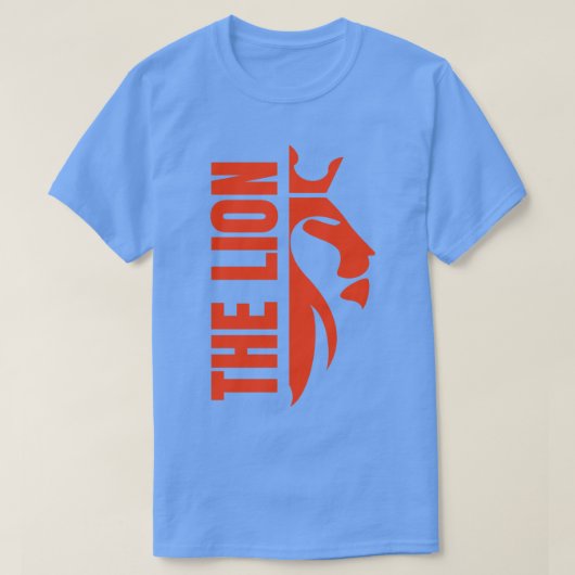 Leeuw kunstwerk 1 t-shirt (Design voorkant)