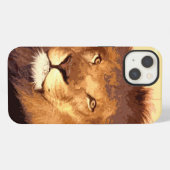 Leeuw Kunstwerk iPhone Hoesje (Achterkant horizontaal)