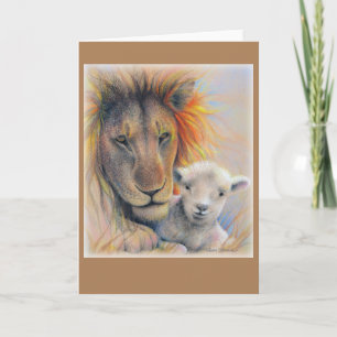 Leeuw & Lam, 5" x 7" Standaard, Vouwkaart Kaart