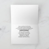 Leeuw, Lam en Engel Kerstvakantie Kaart (Binnen)