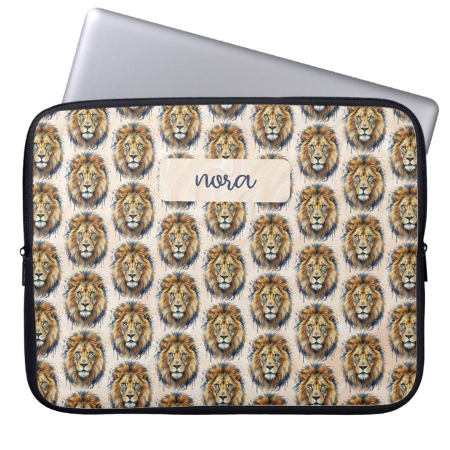 Leeuw Laptop Sleeve (Voorkant)