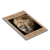 Leeuw Leeuw Sterrenbeeld Notitieboek (Rechterzijde)