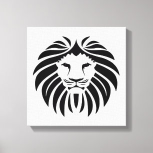 Leeuw, Leeuwenmanen, Roedel, Safari Canvas Afdruk
