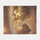 Leeuw & Leeuwin Gouden Gloed — Fleece Deken (Voorkant (Horizontaal))