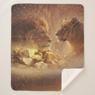 Leeuw & Leeuwin Gouden Gloed —Sherpa  Dekbed Sherpa Deken