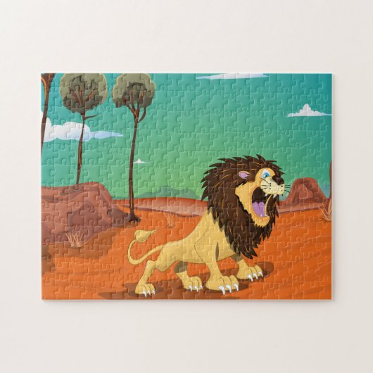 leeuw legpuzzel (Horizontaal)