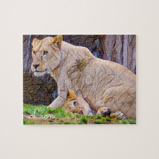 Leeuw [Legpuzzel: 110P] Legpuzzel (Horizontaal)