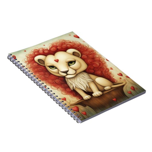 Leeuw Liefde 3 Notitieboek (Rechterzijde)