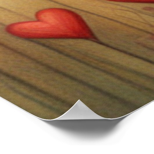 Leeuw Liefde 3 Poster (Hoek)