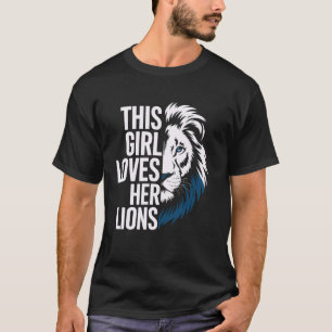 Leeuw Liefhebber Leeuwin Trots Kat Wilde Dieren Sa T-shirt