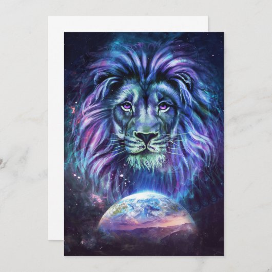 Leeuw Lieve Leeuw Kaart (Voorkant / Achterkant)