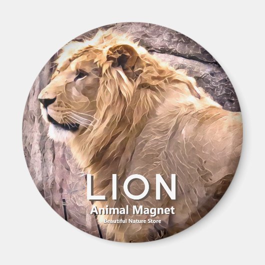 Leeuw Magneet (Voorkant)