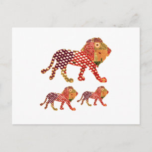 Leeuw - Majestueuze koning van de dieren Briefkaart