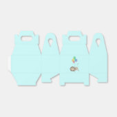 Leeuw met ballonnen bedankdoosjes (Uitgevouwen)